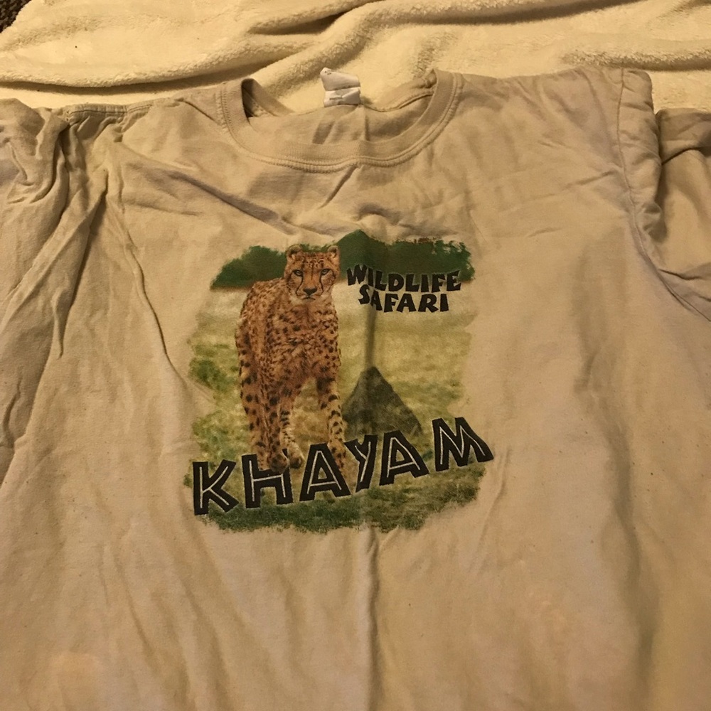 California wildlife safari souvenir shirt